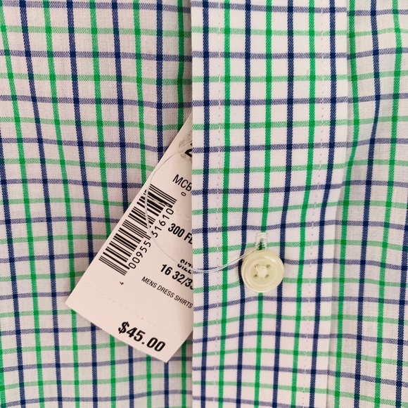 NEW LONG SLEEVE MENS PLAID SHIRT SIZE 16 32/33 - Picture 3 of 7